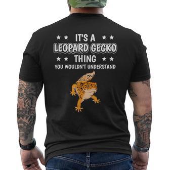 Ist So Ein Leopardgecko Ding Lustiger Spruch Leopardgeckos T-Shirt mit Rückendruck - Geschenkecke