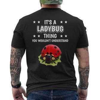 Ist So Ein Marienkäfer Ding Lustiger Spruch Marienkäfer T-Shirt mit Rückendruck - Geschenkecke