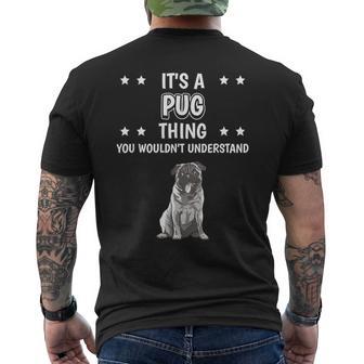 Ist So Ein Mops Ding Lustiger Spruch Möpse T-Shirt mit Rückendruck - Geschenkecke