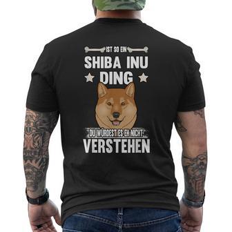 Ist So Ein Shiba Inu Ding T-Shirt mit Rückendruck - Geschenkecke