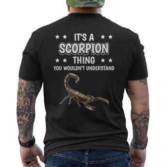 Ist So Ein Skorpion Ding Lustiger Spruch Skorpione T-Shirt mit Rückendruck - Geschenkecke