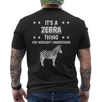 Ist So Ein Zebra Ding Saying Zebras T-Shirt mit Rückendruck - Geschenkecke