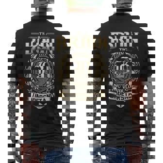 It's A Brain Thing You Wouldn't Understand Name Vintage Men's T-shirt Back Print - Thegiftio