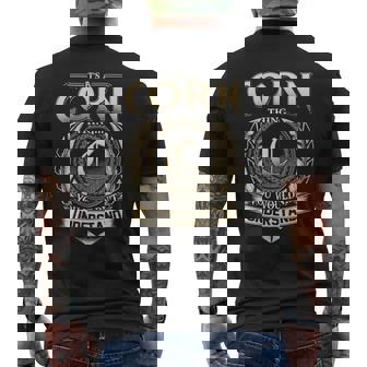 It's A Corn Thing You Wouldn't Understand Name Vintage Men's T-shirt Back Print - Thegiftio UK