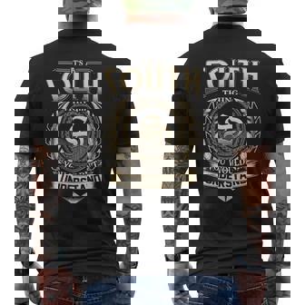 It's A South Thing You Wouldn't Understand Name Vintage Men's T-shirt Back Print - Thegiftio