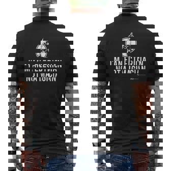 Je Suis Un Électricien Pas Un Magicien T-shirt imprimé au dos - Cadeauxyz