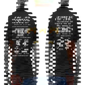 Jeuxideo Gamer Ce Que Je Fais Durant Mon Temps Libre T-shirt imprimé au dos - Cadeauxyz