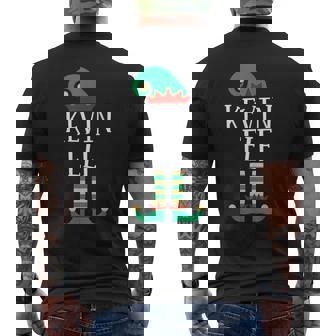 The Kevin Elf Family Matching Christmas Pajamas Men's Back Print T-Shirt - Monsterry