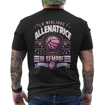 La Migliore Allenatrice Di Sempre Regalo Coach Donna Basket T-shirt da uomo con stampa posteriore - Novitaregali