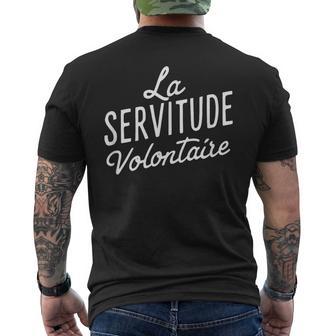 La Servitudeolontaire T-Shirt mit Rückendruck - Geschenkecke