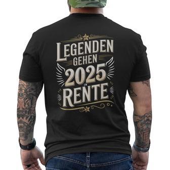 Legends Go 2025 In Retirement T-Shirt mit Rückendruck - Geschenkecke