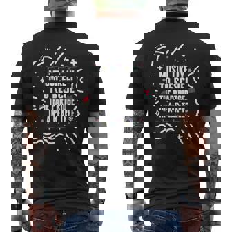 Most Likely To Rescue The Partridge In A Pear Tree Christmas Men's Back Print T-Shirt - Monsterry