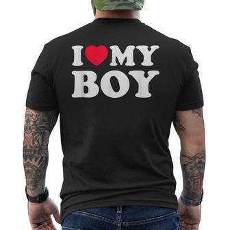 I Love My Son Ich Liebe Meinen Son T-Shirt mit Rückendruck - Geschenkecke