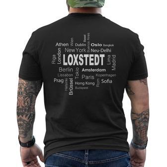 Loxstedt New York Berlin Loxstedt Meine Hauptstadt T-Shirt mit Rückendruck - Geschenkecke