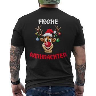 Lustiges Rentier Weihnachten Geschenk Für Ihn Für Sie T-Shirt mit Rückendruck - Geschenkecke