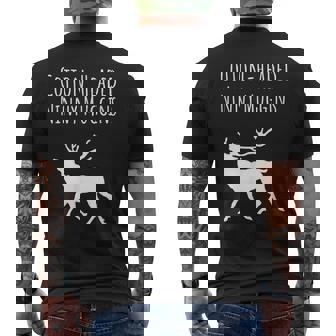 Manly Christmas Happy Holiday Merry Christmas Meme Men's Back Print T-Shirt - Monsterry