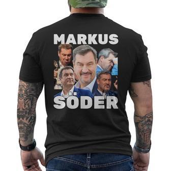 Markus Söder Fan Merch T-Shirt mit Rückendruck - Geschenkecke