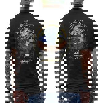 Migratory Bird Birdwatchers Birding Birdwatcher Birders Men's Back Print T-Shirt - Monsterry