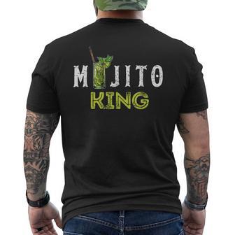 Mojito King Love Mojitos Drink Bartender T-Shirt mit Rückendruck - Geschenkecke