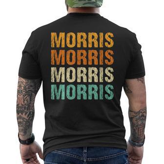 Morris Nachname Familientreffen Nachname Personalisiert T-Shirt mit Rückendruck - Geschenkecke