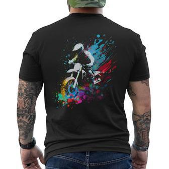 Motocross Enduro Supermoto Bike Dirt Biker T-Shirt mit Rückendruck - Geschenkecke