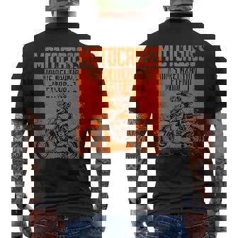 Motocross Mom's Relaxation Method No1 Tank Top Men's Back Print T-Shirt - Monsterry