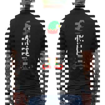 Mr Elf Matching Family Group Christmas Tank Top Men's Back Print T-Shirt - Monsterry