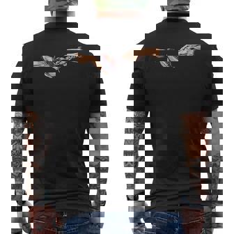 Pasta Noodles Spaghetti Bolognese Rigatoni Carbonara Noodle Men's Back Print T-Shirt - Monsterry