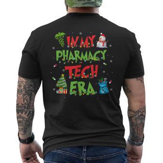 In My Pharmacy Tech Era Christmas Pharmacy Technician Men's Back Print T-Shirt - Monsterry