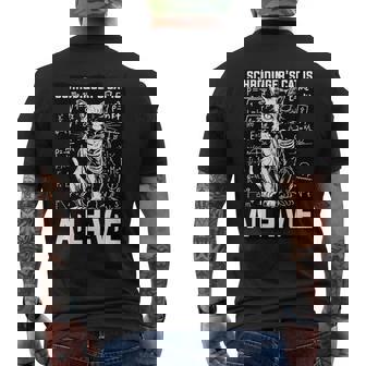 Physique Quantique Du Chat Mort Etivant De Schrodinger T-shirt imprimé au dos - Cadeauxyz