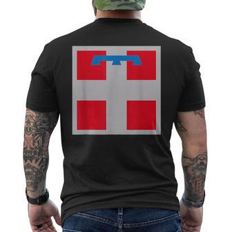 Piemonte Crest Flag Souvenir T-Shirt mit Rückendruck - Geschenkecke