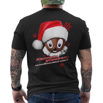 Pittiplatsch Kannste Glauben Es Weihnachtet Sehr T-Shirt mit Rückendruck - Geschenkecke