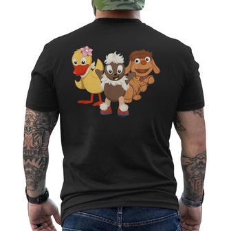 Pittiplatsch Schnatterinchen Und Moppi Beste Freundde T-Shirt mit Rückendruck - Geschenkecke