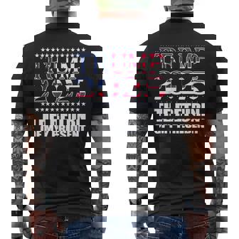 Pro Trump 2024 The Return Of My President Trump 2025 Men's T-shirt Back Print - Thegiftio