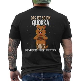 Quokka T-Shirt mit Rückendruck - Geschenkecke