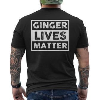 Redhead Ginger Lives Matter T-Shirt mit Rückendruck - Geschenkecke