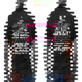 Rentnerin Putzfrau Retirement T-Shirt mit Rückendruck - Geschenkecke