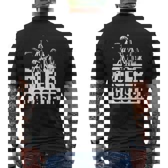 Roller Coaster Amoureux Des Parcs D'attractions T-shirt imprimé au dos - Cadeauxyz