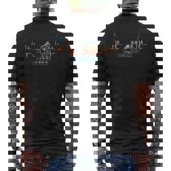 Roller Coaster Pulsline Pour Les Amateurs De Parc À Thème T-shirt imprimé au dos - Cadeauxyz