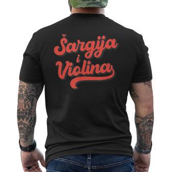 Sargija Iiolina Izvorna Muzika Croatia Bosnia Serbia T-Shirt mit Rückendruck - Geschenkecke