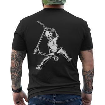 Scooter Stunt Skeleton Scooter T-Shirt mit Rückendruck - Geschenkecke