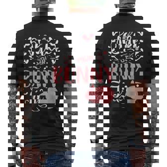 Shake Your Bunny Tail Happy Easter Day Cute Bunny Kids Men's Back Print T-Shirt - Monsterry