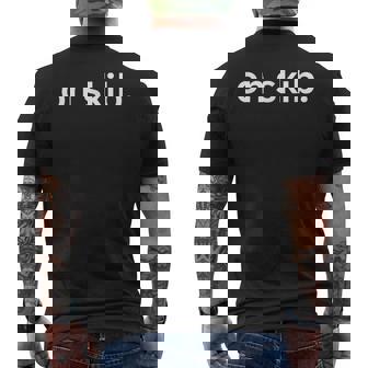 On Skib Vial Brain Rot Gen Z Gen Alpha Slang Sayings Men's T-shirt Back Print | Seseable CA