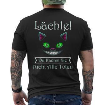 Smile Du Kannst Sie Nicht Alle Töten T-Shirt mit Rückendruck - Geschenkecke