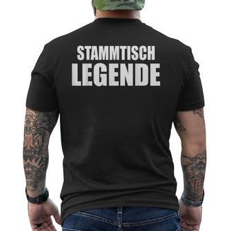 Stammtisch Legend For Regular Guests T-Shirt mit Rückendruck - Geschenkecke