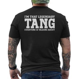 Tang Nachname Team Familie Nachname Tang T-Shirt mit Rückendruck - Geschenkecke