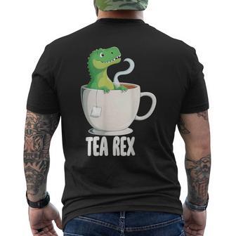 Tea Rex Tearex X Dinosaur Tea Dinosaur Dino T-Shirt mit Rückendruck - Geschenkecke