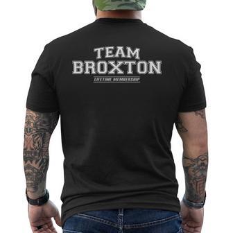 Team Broxton Stolzer Familienname Nachname T-Shirt mit Rückendruck - Geschenkecke