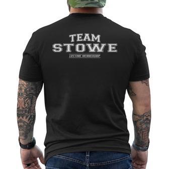 Team Stowe Stolzer Familienname Nachname Geschenk T-Shirt mit Rückendruck - Geschenkecke