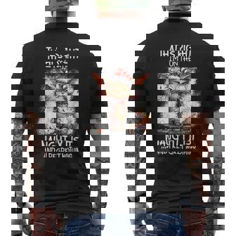 That's Right I'm On The Naughty List And I Regret Nothing Men's T-shirt Back Print - Monsterry